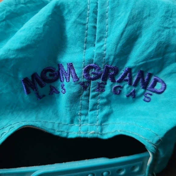 Vintage 1993 MGM Grand Las Vegas Snapback Baseball Hat Cap Officially Liscensed - Picture 7 of 12